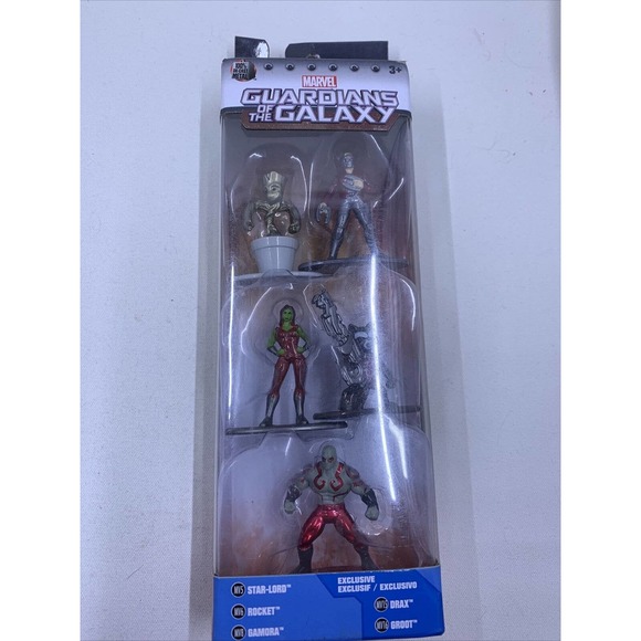 Jada Toys Guardians of the Galaxy Nano Metalfigs™ Marvel 5 pack Figure Pack - Picture 1 of 5